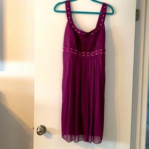 Fuchsia Rhinestone Dress